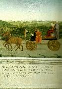 Piero della Francesca the triumph of battista sforza oil
